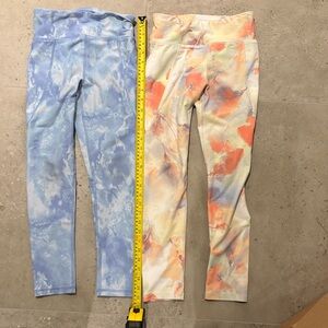 Old Navy Kids Tie-Dye Leggings - Blue and Orange